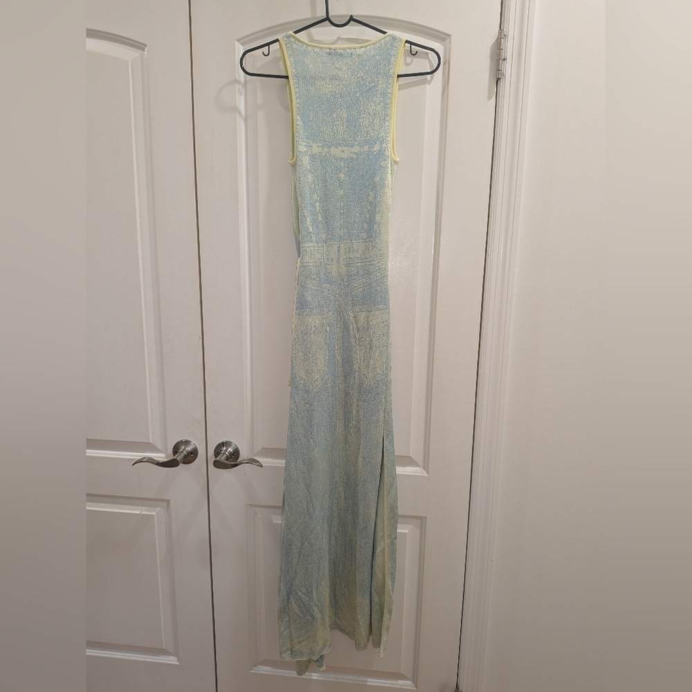 2B. NWT PH5 PEONY DRESS IN AIRWAY BLUE - Picture 9 of 10